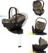 Novi Baby Novi Joy Pro 360 Autostoel I-Size 0-87 cm – 360° Draaibaar + Glide Functie – Geïntegreerde Isofix Base – Groep 0+ – Dark Taupe
