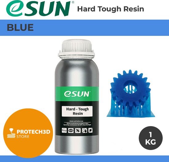 eSun - eResin Hard-Tough Resin, Blue - 1kg