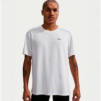 Nike Miler Dri-Fit hardloopshirt met korte mouwen voor heren, wit/reflecterend zilver, IF2082-100, XL