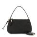 CAFèNOIR - Sac seau aspect daim microfibre avec effet cuir noir pour femme, noir, taille unique
