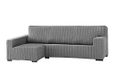 Martina Home Mejico Chaise Longue, grijs, linkerarm