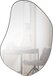 WOOOD Romee Organic Mirror - Metal - Black - 100x70x4 cm - Industrial Style