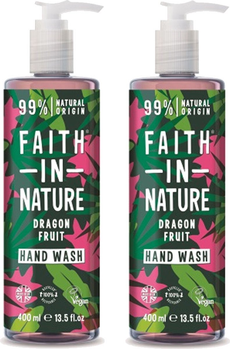 Faith In Nature - Hand Wash Dragon Fruit - 2 Pak