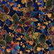 Papier peint panoramique fleurs 130 cm x 130 cm