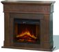 Divina Fire CAMBRIDGE cheminée électrique, modèle autoportant, bois de noyer, 110x36x100h