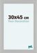 yd. Cadre photo 30x45 cm Bois blanc MDF imitation bois Como