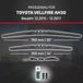 HEYNER® Essuie-glace pour TOYOTA VELLFIRE 12.2015 - 12.2017, HYBRID Balai d'essuie-glace plat, Aérodynamique & Flexible, Revêtement nanographique