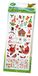 Folia 1412 - Kerst glinster-stickers, ca. 10 x 23 cm, 5 vellen, verschillende motieven