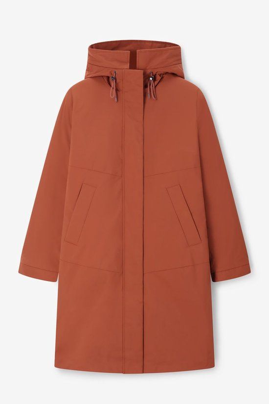 Sissy-Boy - Donkeroranje parka - Vrouwen - Maat M - Winter - Casual