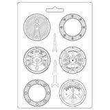 STAMPERIA INTERNATIONAL K3PTA4519 Soft Mould A4-Lady Vagabond Lifestyle Gauges Various 3