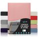 Jersey Dreamzie Jersey Katoenen Hoeslakens - Voor Matras 70 x 160 cm, Roze