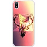 Y5 2019 Cerf Hipster Bedrukt siliconen hoesje