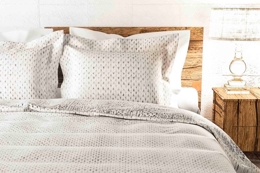 Heckett & Lane Arlo Dekbedovertrek Lits-jumeaux 240x200/220 cm + 2 kussenslopen 60x70 cm - Mystic White