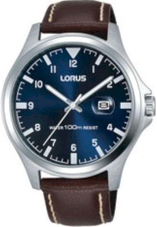 Lorus RH963KX8 Herenhorloge - 42 mm - Zilverkleurig