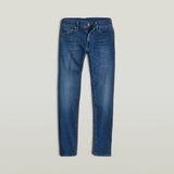 G-Star 3301 Slim Jeans Heren Katoen Elastomulti-ester Elastaan Faded Indigo Maat 116
