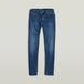 G-Star 3301 Slim Jeans Heren Katoen Elastomulti-ester Elastaan Faded Indigo Maat 116