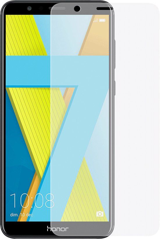 Bigben Connected Screenprotector voor Honor 7X - Tempered Glass 2.5D Anti-Scratch, Transparant