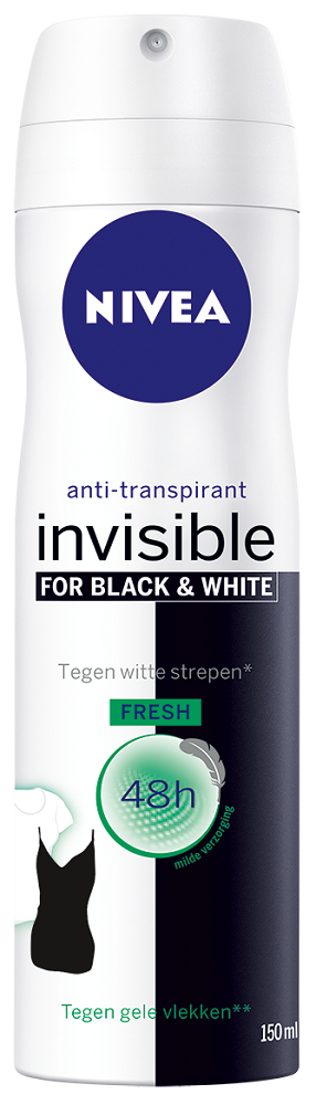 Nivea Black & White Invisible Fresh Deodorant Spray