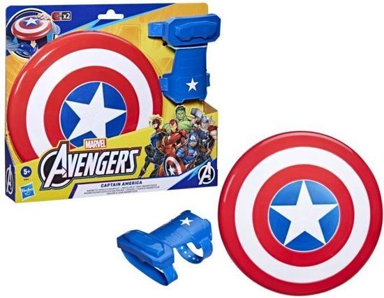Marvel Avengers Hasbro Captain America Magnetisch schild en Handschoen