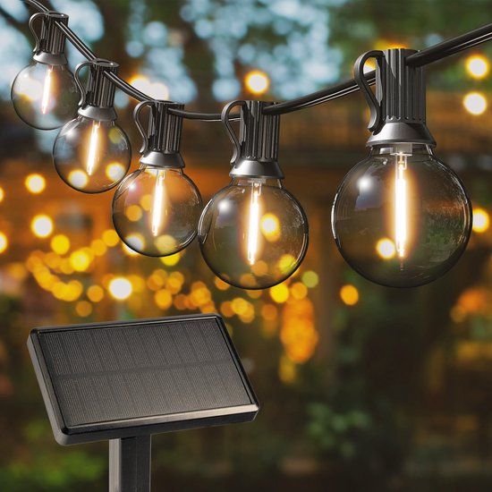 HOFTRONIC Solar Lichtsnoer Buiten 5 meter met 10 lampjes