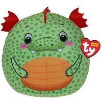 TY Squishy Beanies T39417 Beanies, zacht pluche kussen met groene ogen, cadeau-idee voor groot en klein, om te verzamelen, 22 cm, T39417