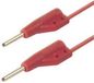 SKS Hirschmann MVL 2/100 rt Meetsnoer Stekker 2 mm Stekker 2 mm 1.00 m Rood 1 stuk(s)