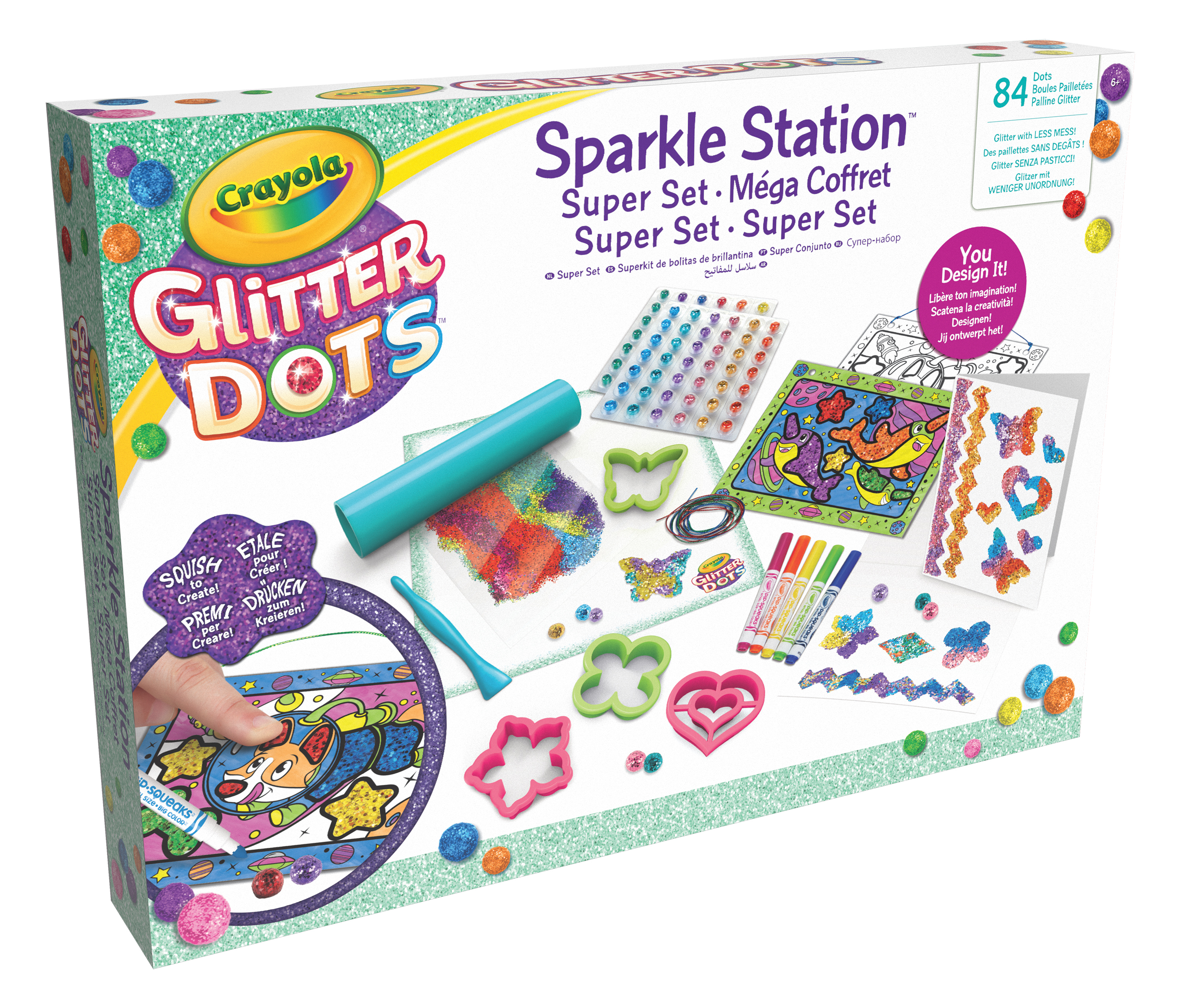 crayola Glitter Dots Sparkle Station Deluxe