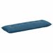 vidaXL Coussin de dossier bleu 160 x 50 cm tissu côtelé