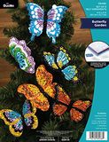 Bucilla Viltornamenten wandlamp, set van 6 vlinders