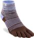 Injinji Women's Trail Midweight Mini-Crew - Lavendel/Bruin - 40-45