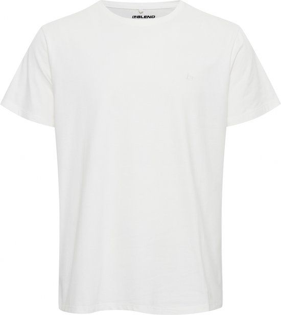 Blend BHDINTON LOGO TEE CREW Heren T-shirt Maat L Wit