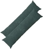 vidaXL Kussensloop 2 stuks HEERLEN Zeeblauw 40 x 145 cm