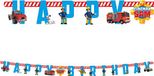 Amscan RIETHMULLER - Papieren slinger Happy Birthday Sam de brandweerman 180 cm