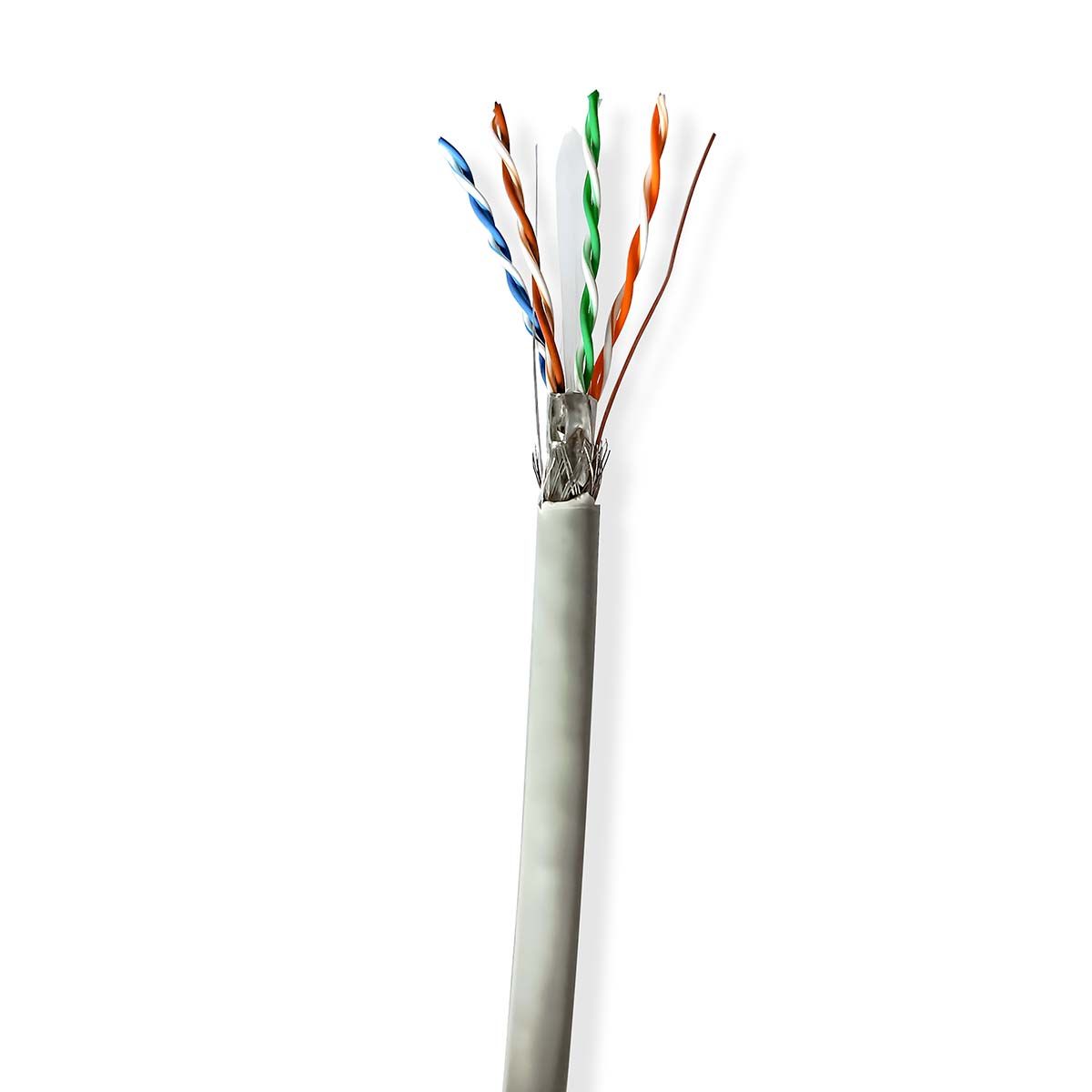 Nedis CCBG8524GY100S - Netwerkkabel - 100 m - Grijs