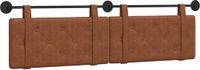 vidaXL - Hangend hoofdbord - Bruin - Antiek - PU