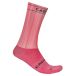 Castelli Chaussettes Fast Feet 4 Rose Giro, Taille L/XL