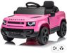 Vrooomy Land Rover Defender 90 Voiture électrique pour enfants 12V Rose