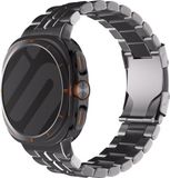 Strap-it Titanium ‘Square’ schakel band - grafiet