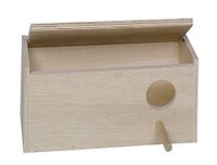 Nobby nestkast voor parkieten, gat rechts, 28,5 x 14 x 14 cm