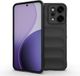 OEM Oppo Beschermhoesje met schokabsorberende, zachte bumper, anti-val Airbag-design, ultradunne zwarte bescherming voor de Oppo Reno14 Pro 5G
