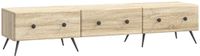 vidaXL TV-kast met lade Sonoma Eiken 147 x 34,5 x 30 cm Bewerkt hout