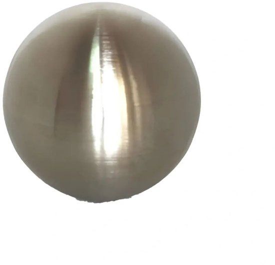 Buitengewoon de boet Deco Heksenbol Zilver Mat Roestvrij Staal 15 cm