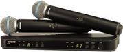 Shure BLX288E/B58 S8, 823-832MHz Dual Handzender draadloos systeem