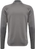 Hummel Hmlpro Trainingshirt met lange mouwen en halve rits - Heren - XL - Steel Gray
