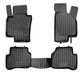 OMAC 7505444 Jeu de tapis de sol ETP (élastomère thermoplastique), noir