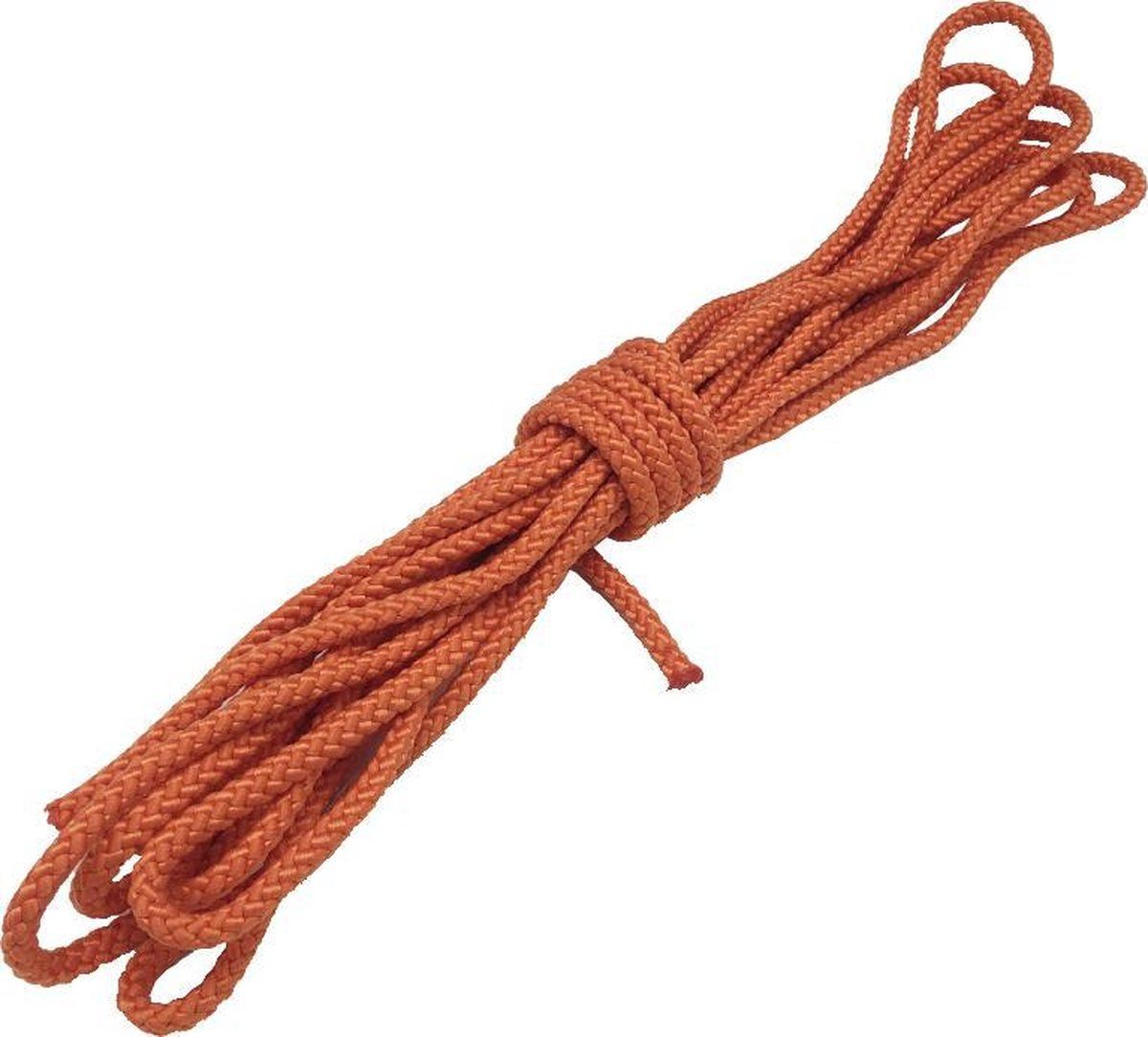 Guta Springtouw Lang 10 meter gekleurd ORANJE