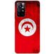 1001 coques Xiaomi Siliconen hoesje compatibel met Xiaomi Redmi Note 11 5G, Xiaomi Redmi Note 11S 5G Tunesische vlag