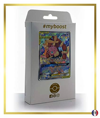 my-booster Méga-Lockpin et Roudoudou-GX (Mega Lopunny & Jigglypuff-GX) 226/236 Alternative Full Art - Ultraboost X Soleil & Lune 12 Eclipse Cosmique - Doos met 10 Franse Pokemon kaarten