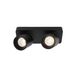Artdelight Laguna - opbouwspot 2L - 22 x 8,5 x 9,5 cm - 2 x 6W dimbare LED incl. - zwart