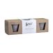 Bergs Potter Cache-pot Københavner Ø10 cm, Lot de 3 Gris